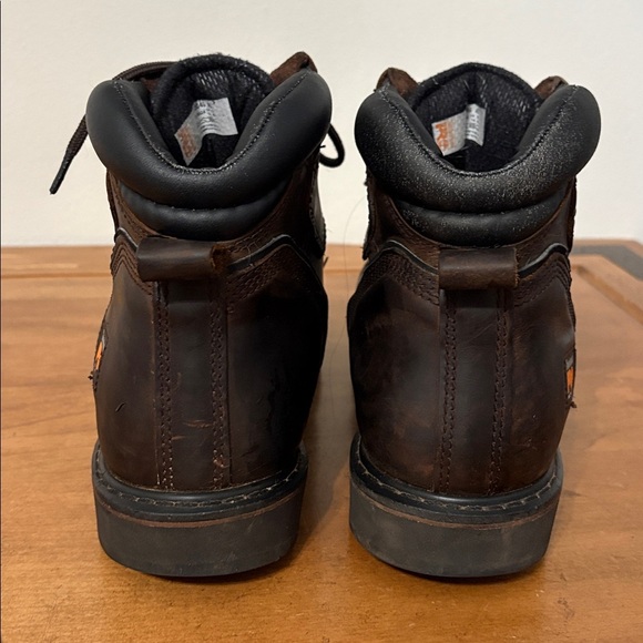 Timberland PRO Men\'s Dark Brown Leather Boots Size 14.5 main image 8